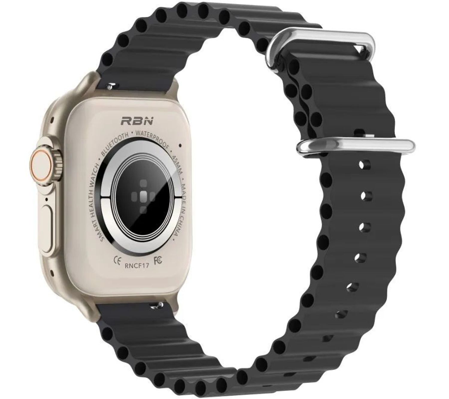 Zegarek Smartwatch Rubicon na czarnym pasku RNCF17 z rozmowami (4).jpg